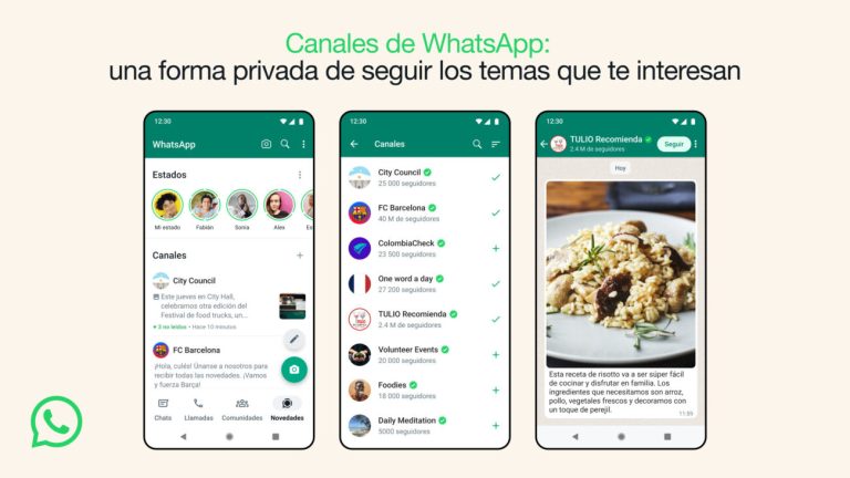 WhatsApp presentó los canales, una forma privada de seguir los temas que te interesan