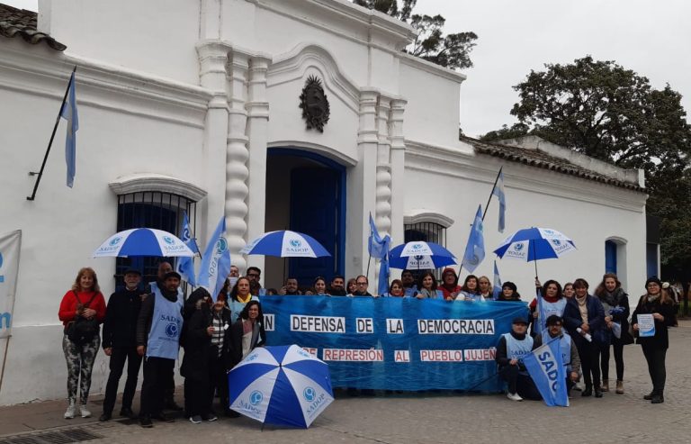 SADOP adhirió a la jornada de protesta por la situación que vive Jujuy