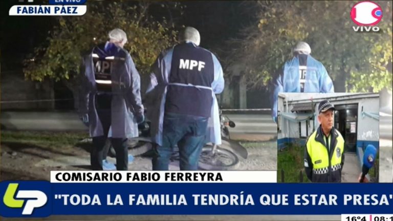 Crimen del policía: “Toda la familia del asesino debería estar presa”