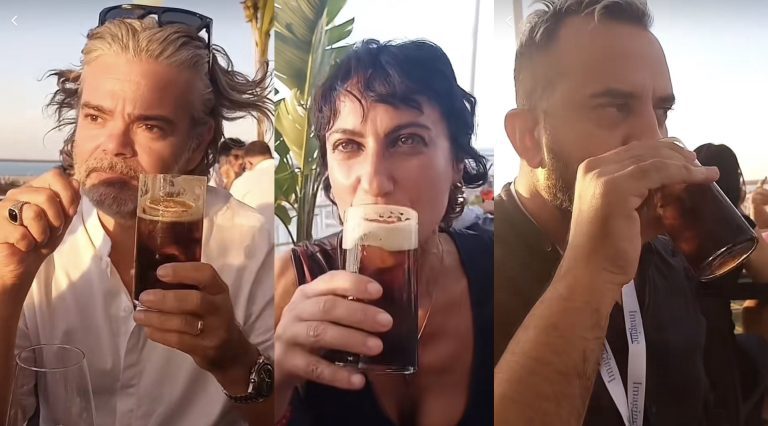 Una argentina les hizo probar a tres italianos el fernet y sus reacciones se viralizaron en redes