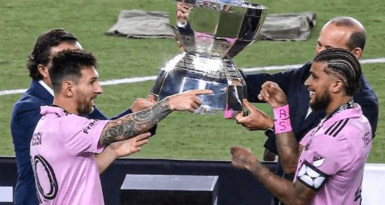 Video: Lionel Messi y un ejemplo de humildad en la coronación de la Leagues Cup