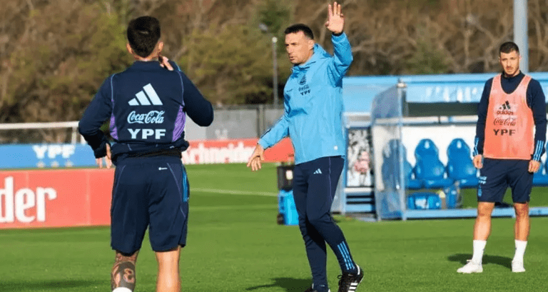 La Selección argentina tendrá su último entrenamiento antes de enfrentar a Bolivia