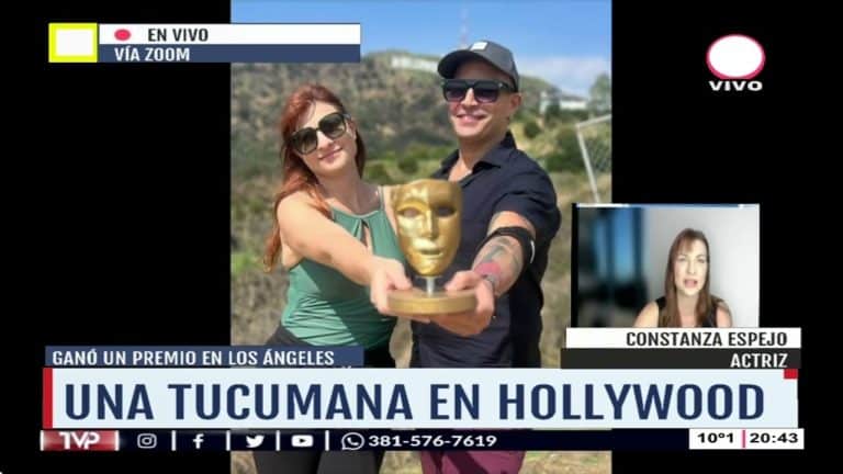 Una tucumana premiada en Hollywood