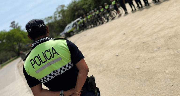 Por el día de la primavera, realizaron un amplio operativo policial en Yerba Buena