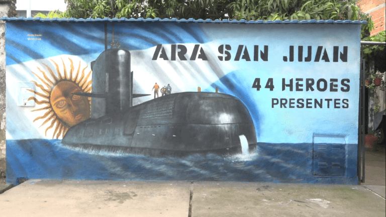 Inauguraron un mural en homenaje a las víctimas del ARA San Juan, a seis años del último viaje