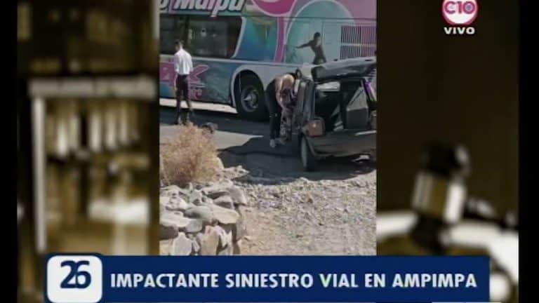 Impactante accidente en Ampimpa