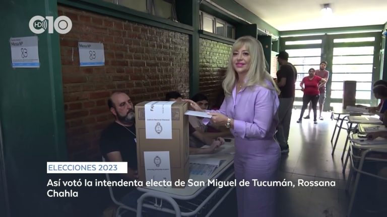 Votación de la intendenta electa de San Miguel de Tucumán, Rossana Chahla