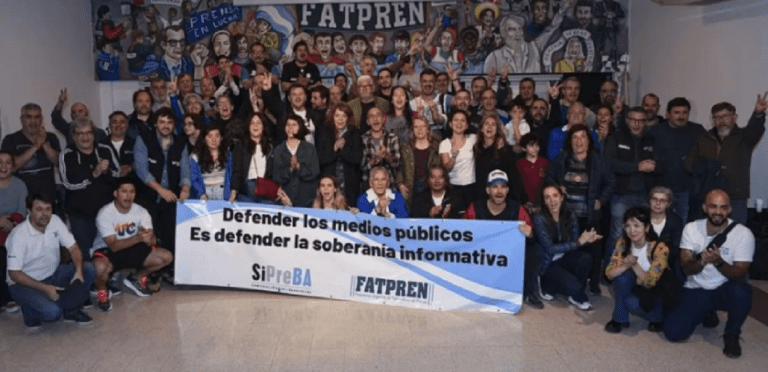 La Federación Internacional de Periodistas rechazó la privatización de los medios públicos