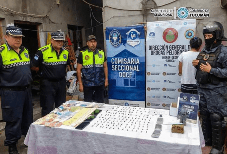 Secuestraron una gran cantidad de drogas y demoraron a seis personas en el barrio «El Sifón»