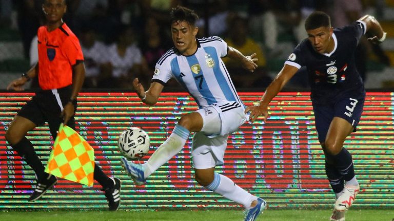 Argentina debutó con un empate ante Paraguay en el preolímpico