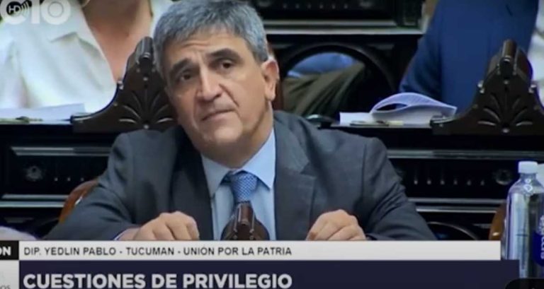 VIDEO: fuerte discurso de Yedlin por la no conformación de la Bicameral