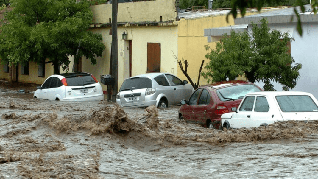 Un intenso temporal azotó distintas áreas de la provincia de Córdoba