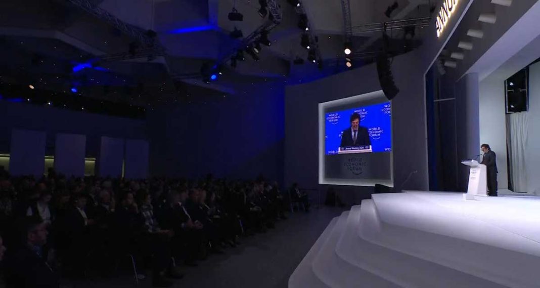 Milei en Davos: “Occidente está en peligro”