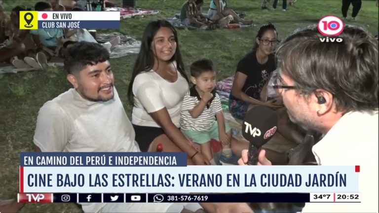 Cine bajo las estrellas en Yerba Buena