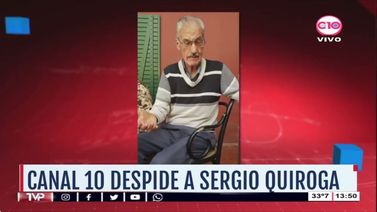 Adiós a Sergio Quiroga, histórico camarógrafo de Canal 10