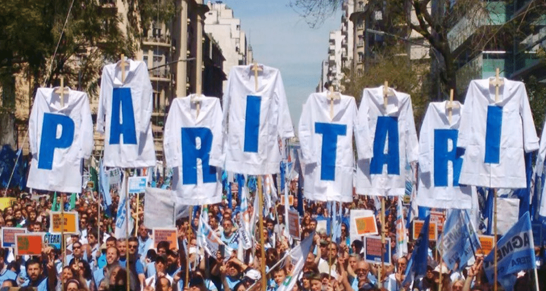 Paro nacional y movilización de la docencia en todo el país