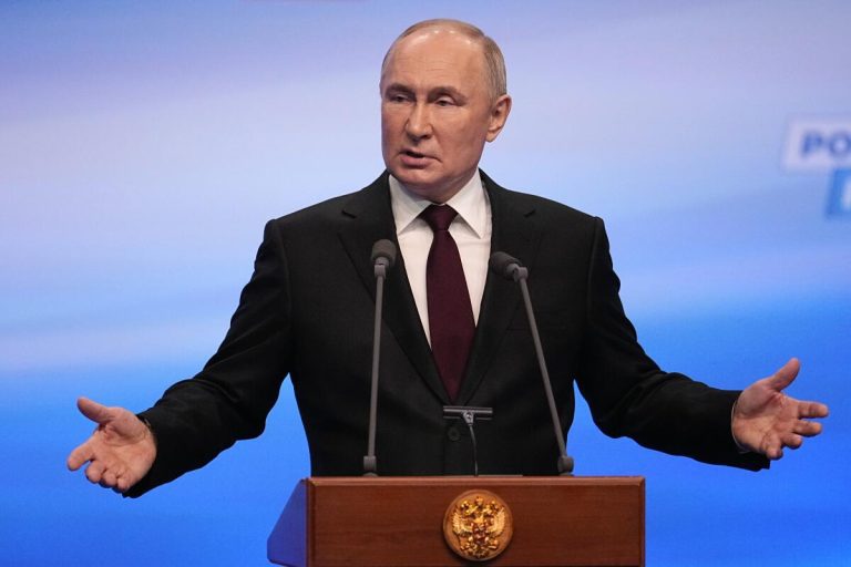 Vladimir Putin fue reelecto en Rusia con el 87% de los votos