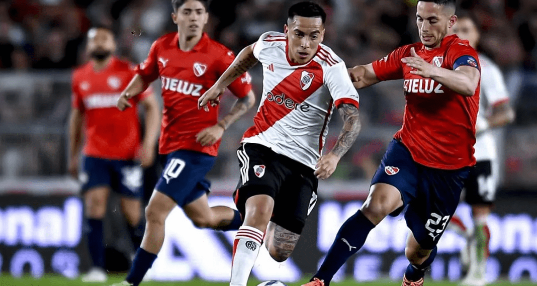 Independiente y River igualaron 1 a 1 en Avellaneda