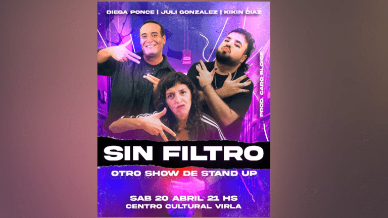 Kikín Díaz presenta el show de stand up «Sin Filtro»