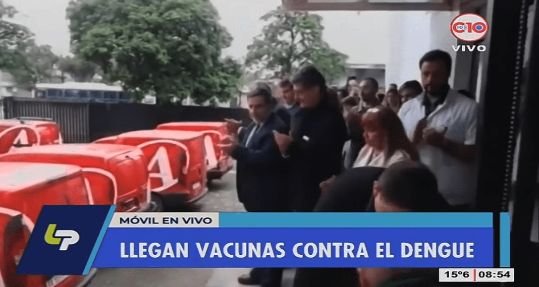 Llegó a Tucumán el primer lote de 30 mil vacunas contra el dengue 