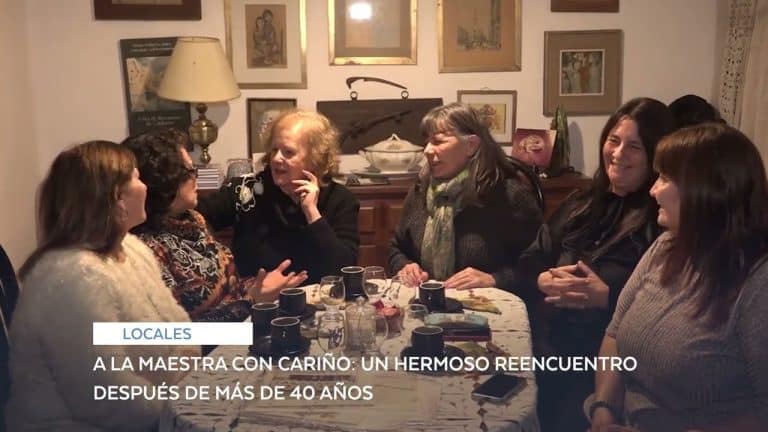 A la maestra con cariño: un reencuentro después de 47 años