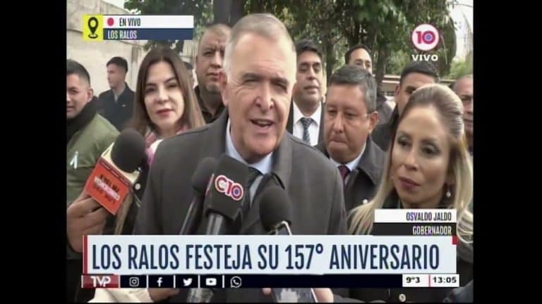 Jaldo: “Las fechas patrias son para reasumir compromisos”