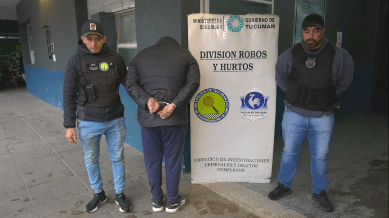 Atraparon a un peligroso delincuente con frondoso prontuario