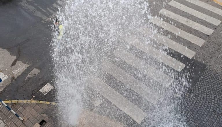 Podría registrarse baja presión de agua en barrio Sur y alrededores