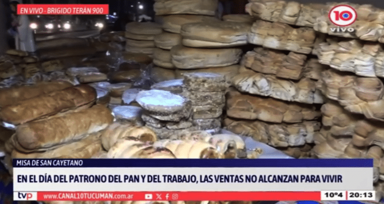 No vendió nada de pan y San Cayetano hizo el milagro