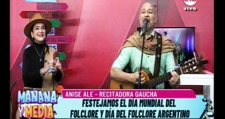 (VIDEO) Un emotivo recitado en el Día del Folklore Argentino