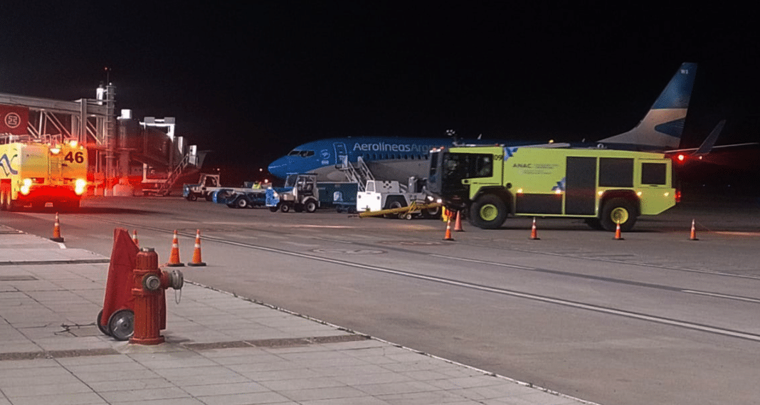 Aterrizaje de emergencia en el aeropuerto de Tucumán 