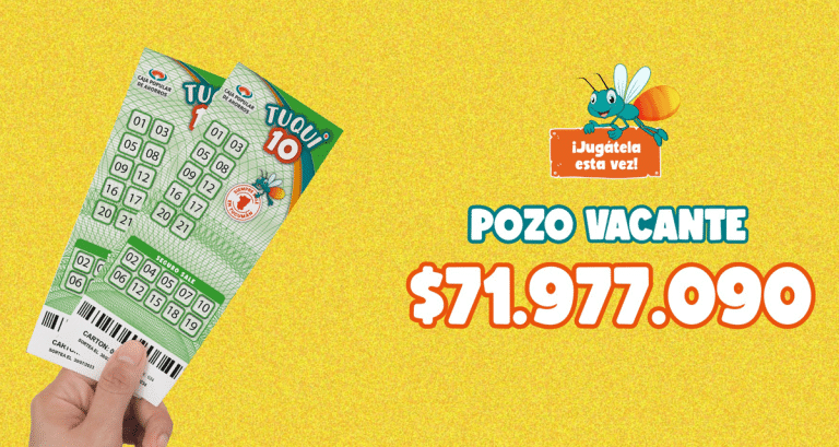 Nuevo sorteo del Tuqui 10: 71 millones de pesos en juego