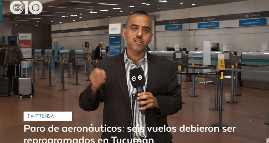 Paro de aeronáuticos: vuelos reprogramados y malestar de pasajeros en Tucumán (VIDEO)