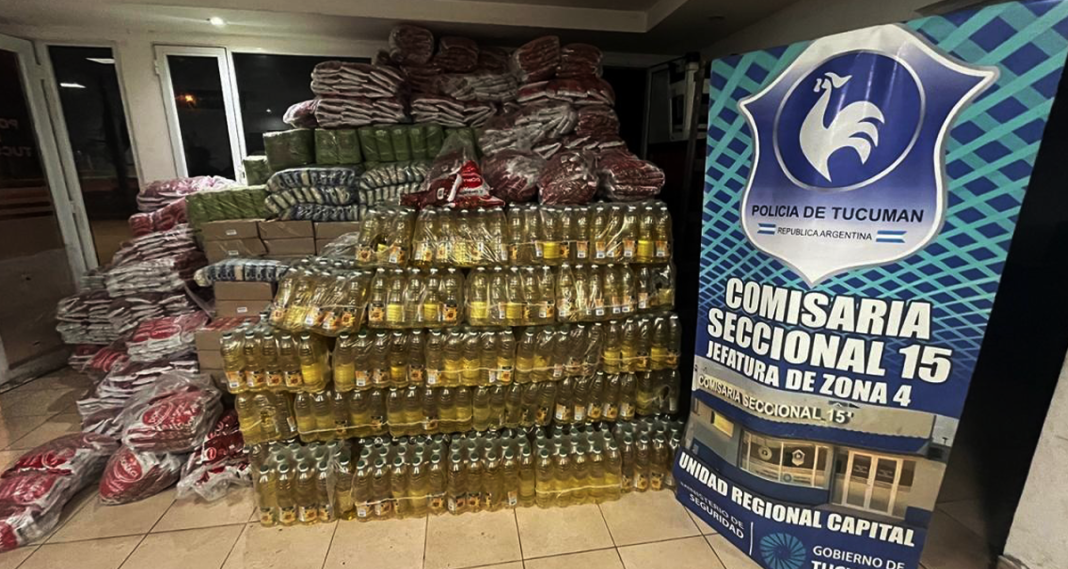 Encuentran mercadería de Desarrollo Social en un allanamiento por violencia de género